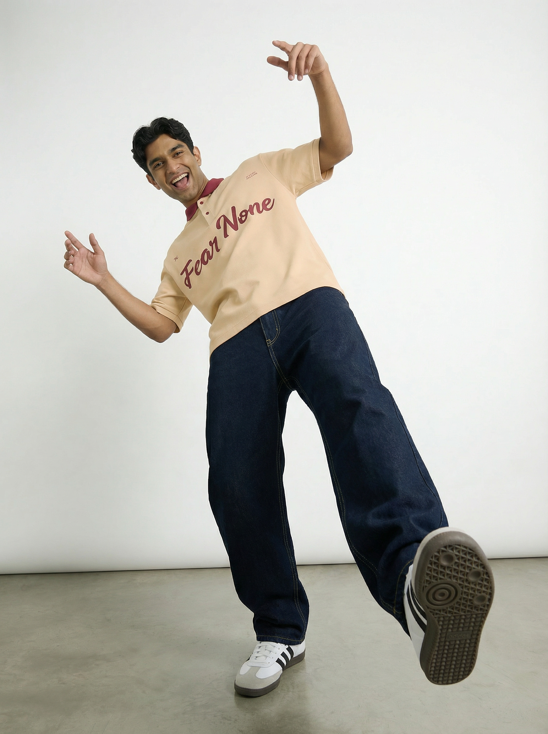 Herbal Cotton Contrast Collar branding Polo