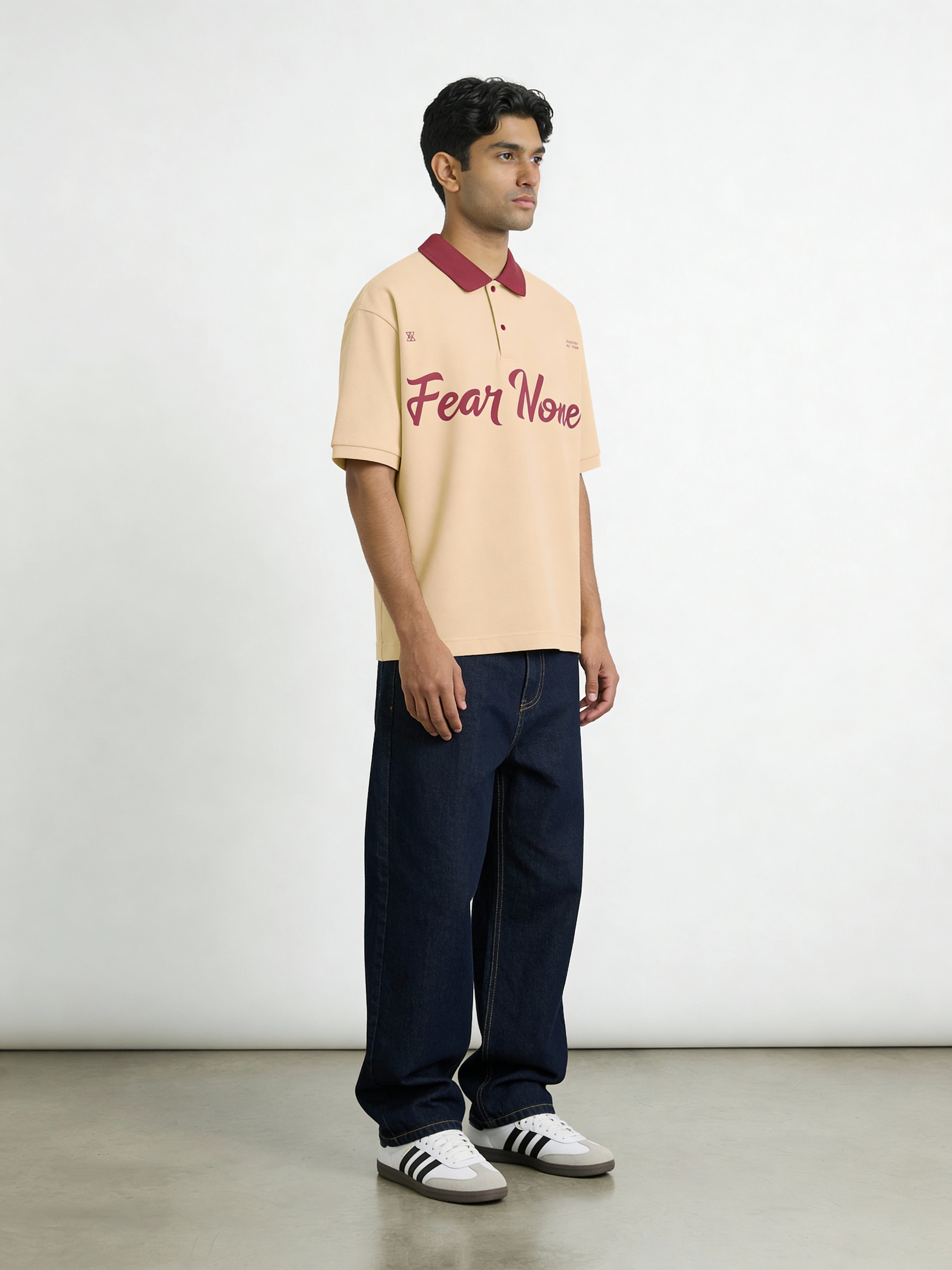 Herbal Cotton Contrast Collar branding Polo