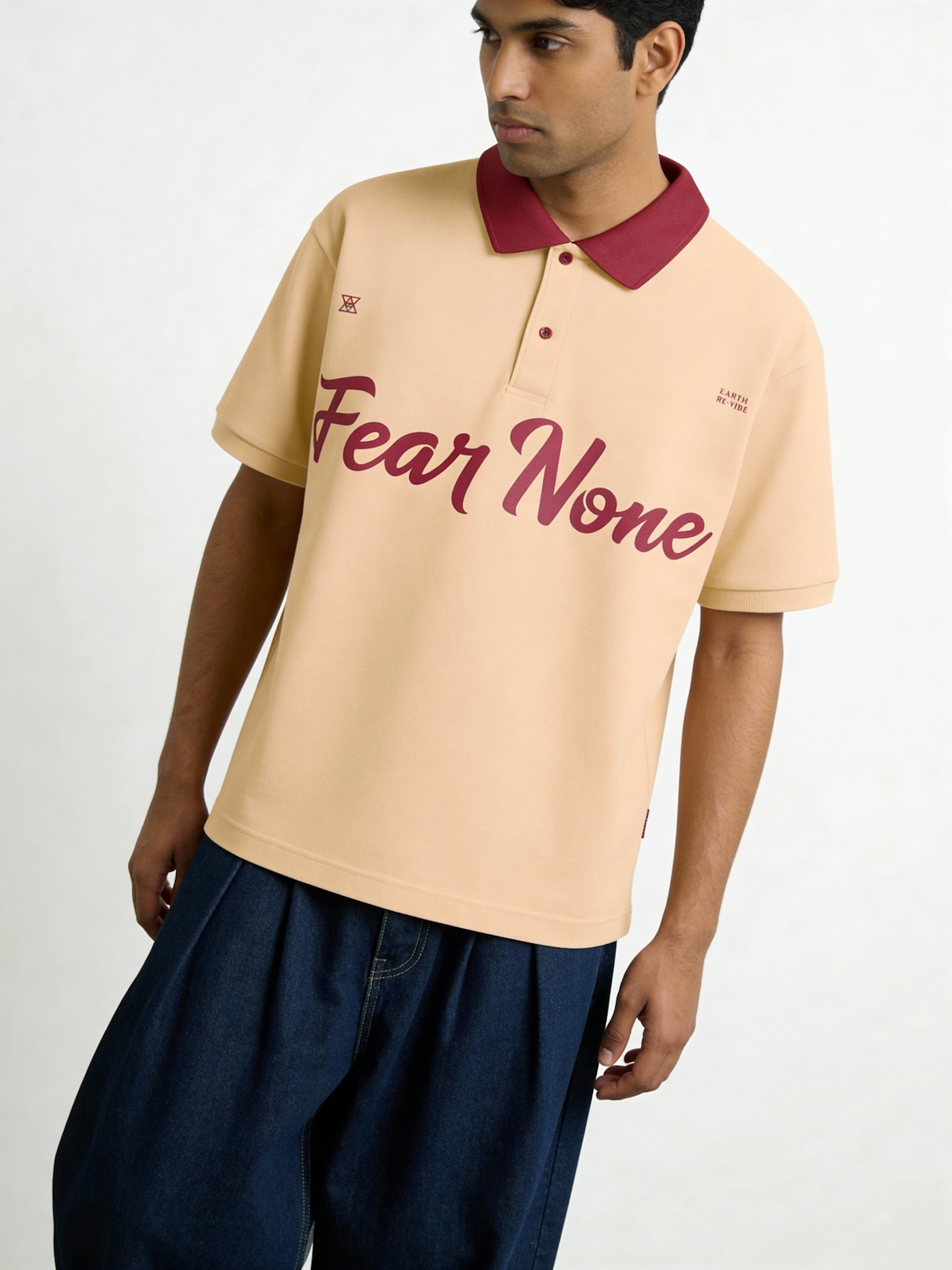 Herbal Cotton Contrast Collar branding Polo