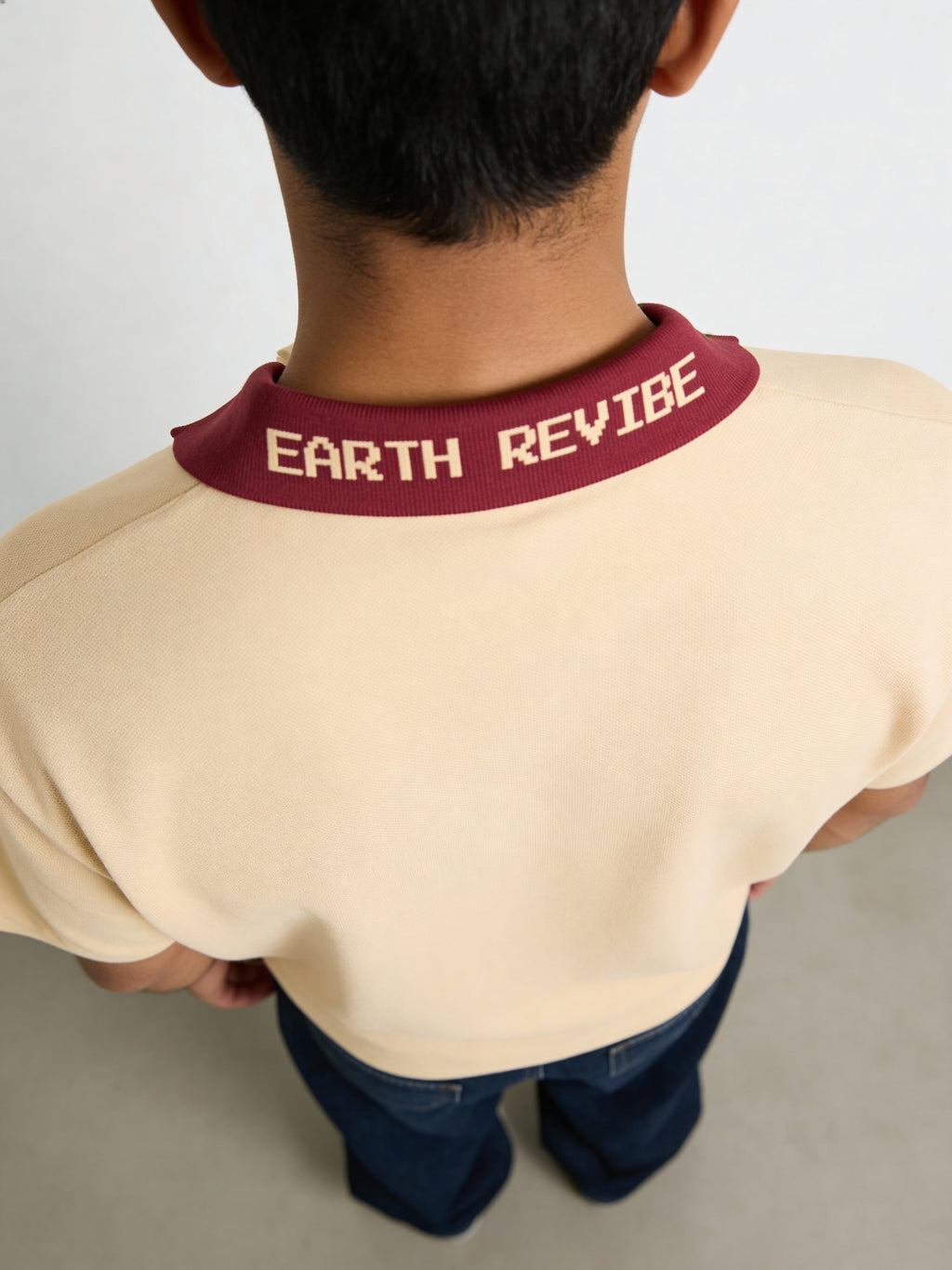 Herbal Cotton Contrast Collar branding Polo